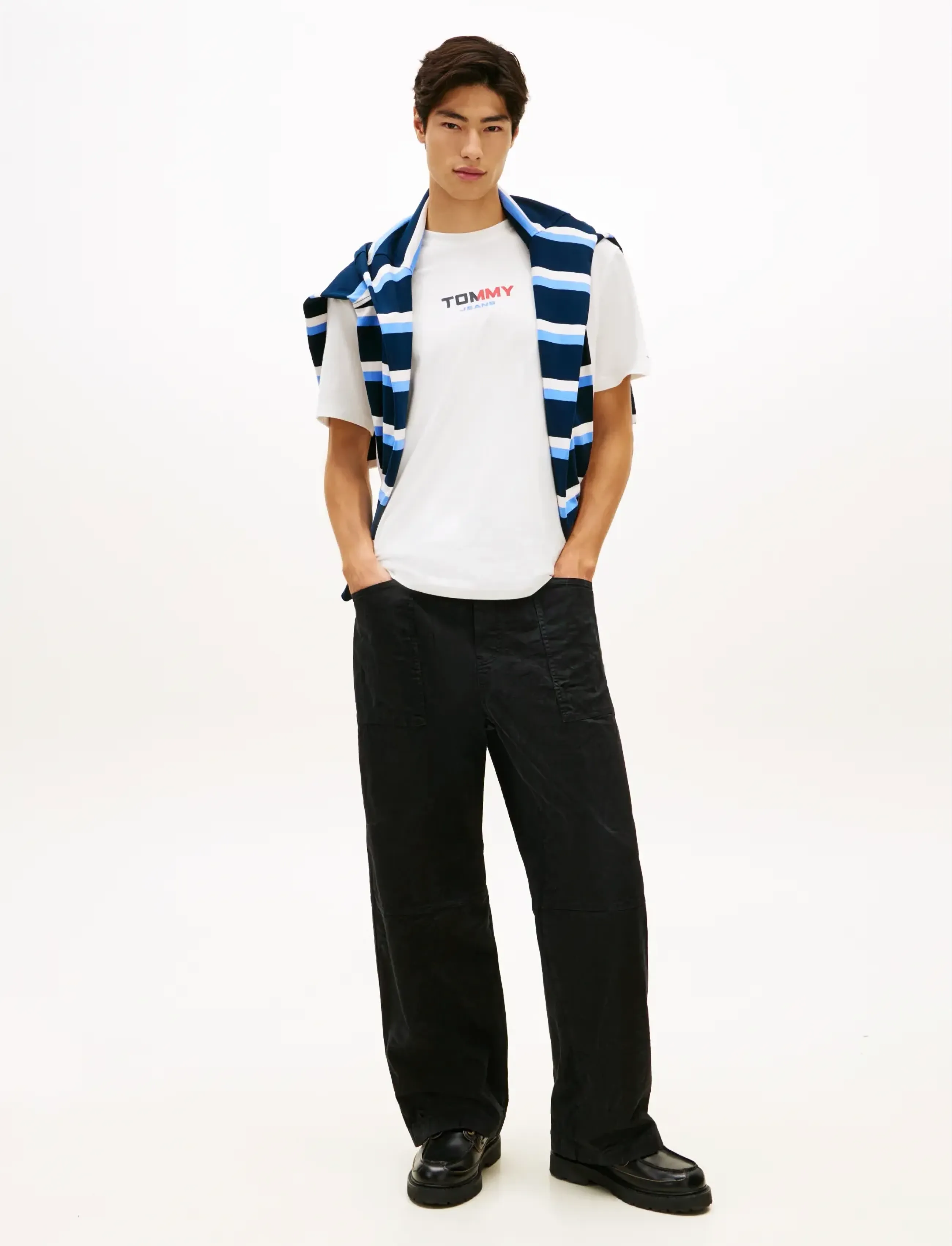 Tommy Jeans - TJM RLX LA BACKPRINT SS TEE EXT - short-sleeved t-shirts - ecru - 3