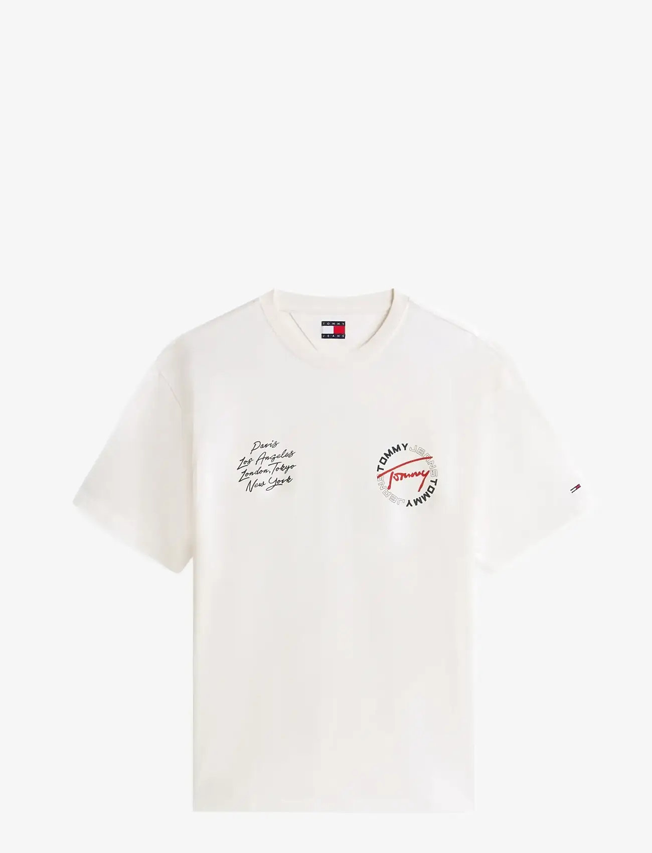 Tommy Jeans - TJM RLX SIGN CIRCLE SS TEE EXT - ancient white - 1