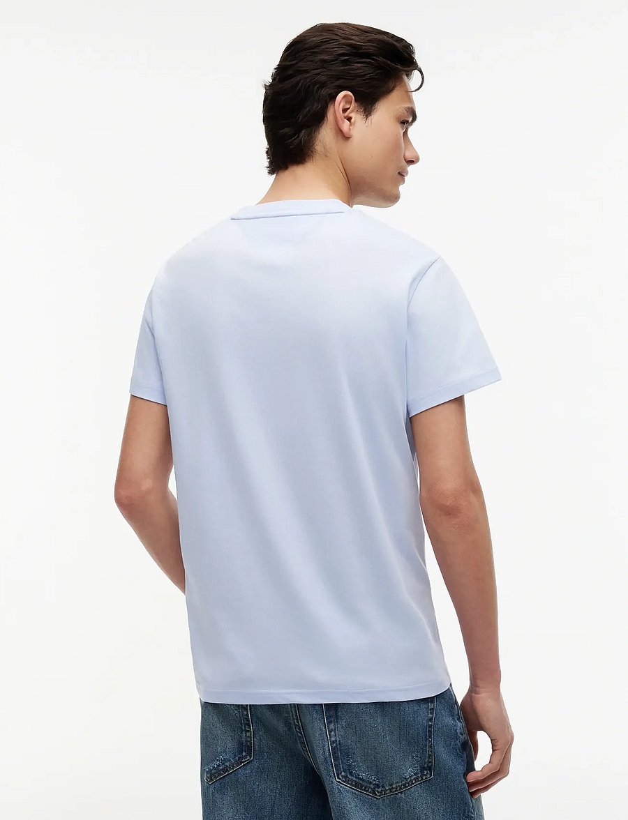 Tommy Jeans - TJM SLIM SIGN CHEST SS TEE EXT - t-krekli ar īsām piedurknēm - moonlight iris - 2