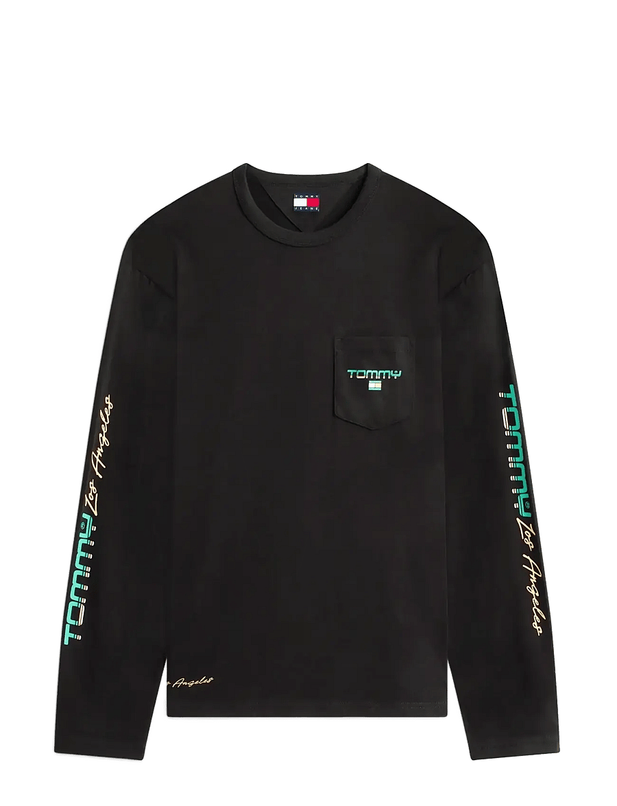 Tommy Jeans - TJM RLX LA LS TEE - langärmelig - black - 1