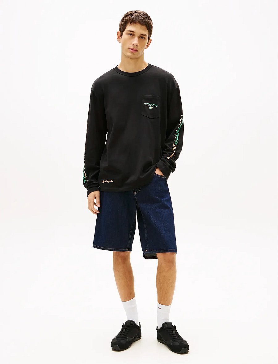 Tommy Jeans - TJM RLX LA LS TEE - langärmelig - black - 3