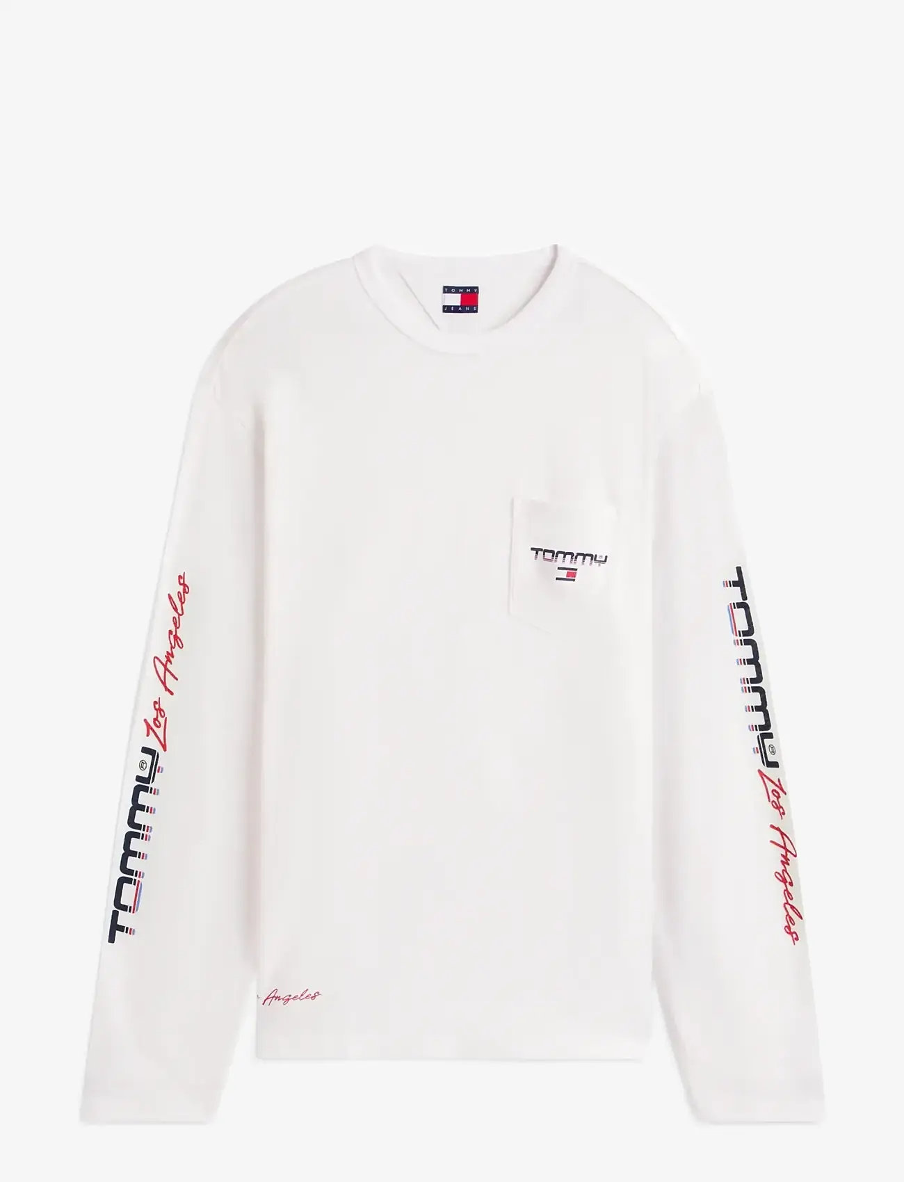 Tommy Jeans - TJM RLX LA LS TEE - langærmede t-shirts - ecru - 1