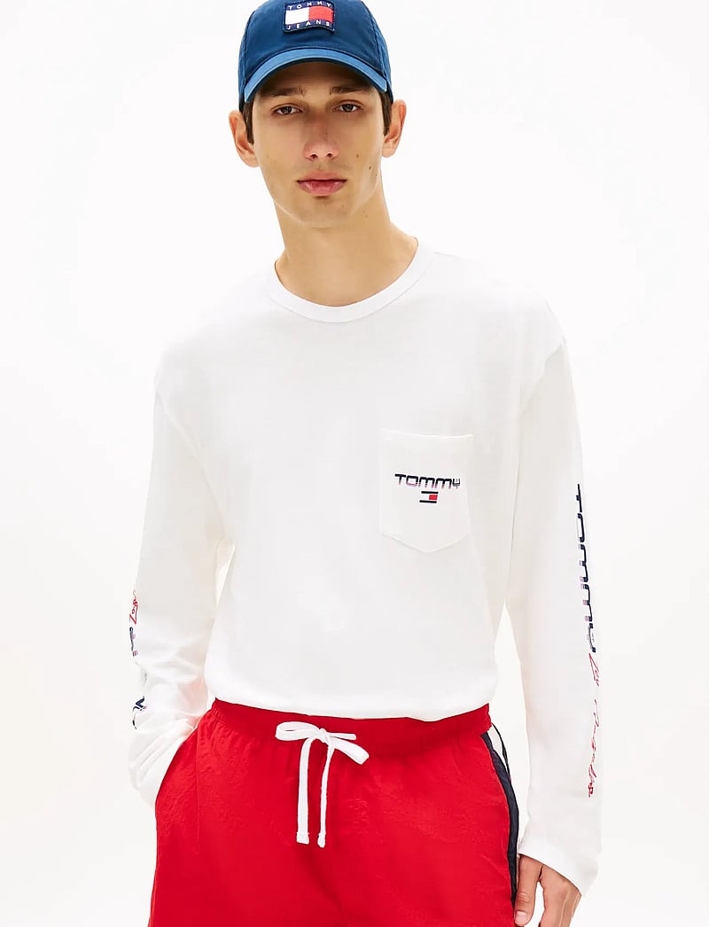Tommy Jeans - TJM RLX LA LS TEE - langärmelig - ecru - 0