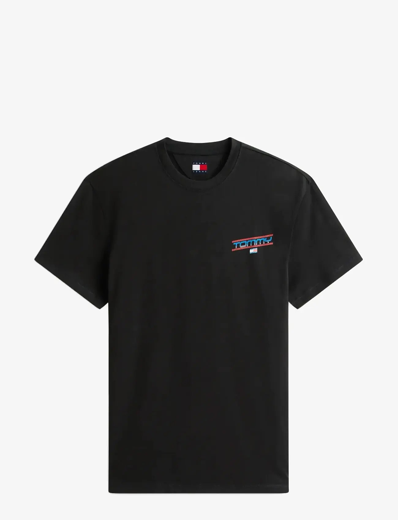 Tommy Jeans - TJM REG POSTER SS TEE - lühikeste varrukatega t-särgid - black - 1
