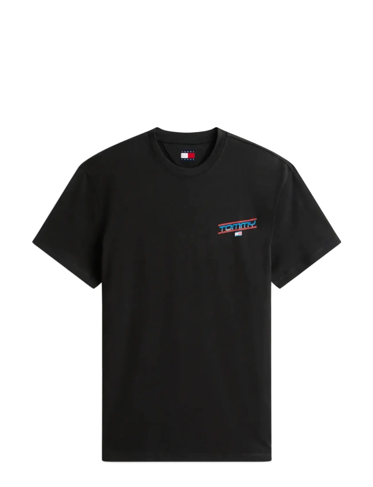 Tommy Jeans TJM REG POSTER SS TEE - Lowest prices - BLACK / black