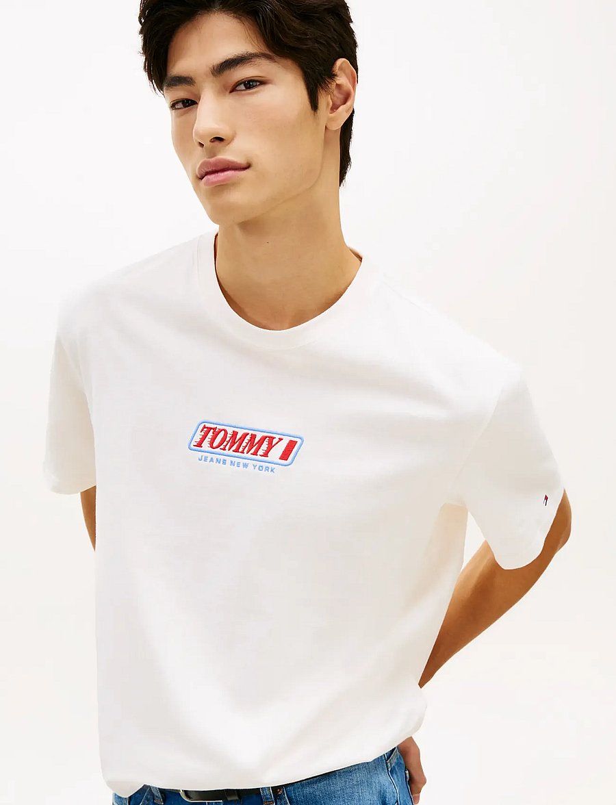 Tommy Jeans - TJM 90S VINTAGE LA SS TEE - ancient white - 4