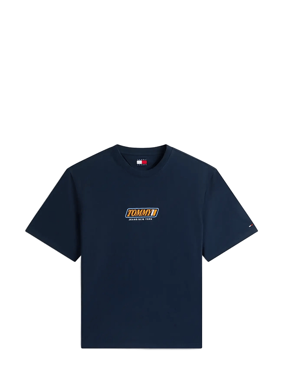 Tommy Jeans - TJM 90S VINTAGE LA SS TEE - dark night navy - 1