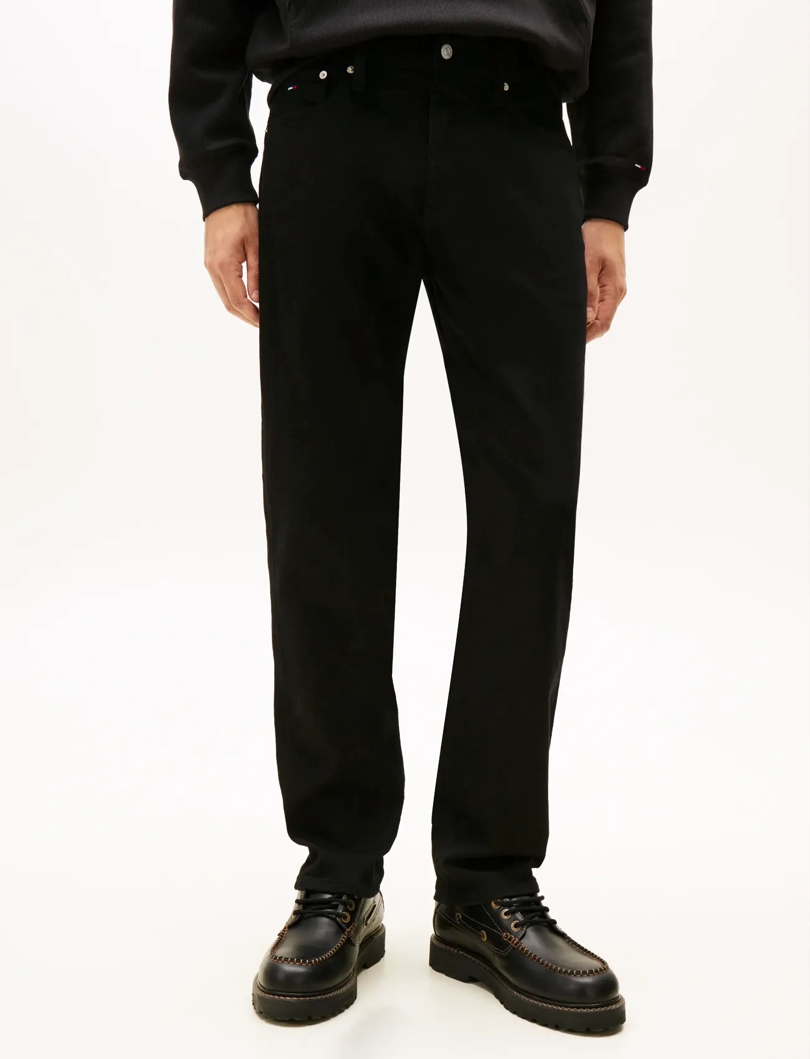 Tommy Jeans RYAN SLIM STR DI4187 - Slim jeans - DENIM BLACK / black