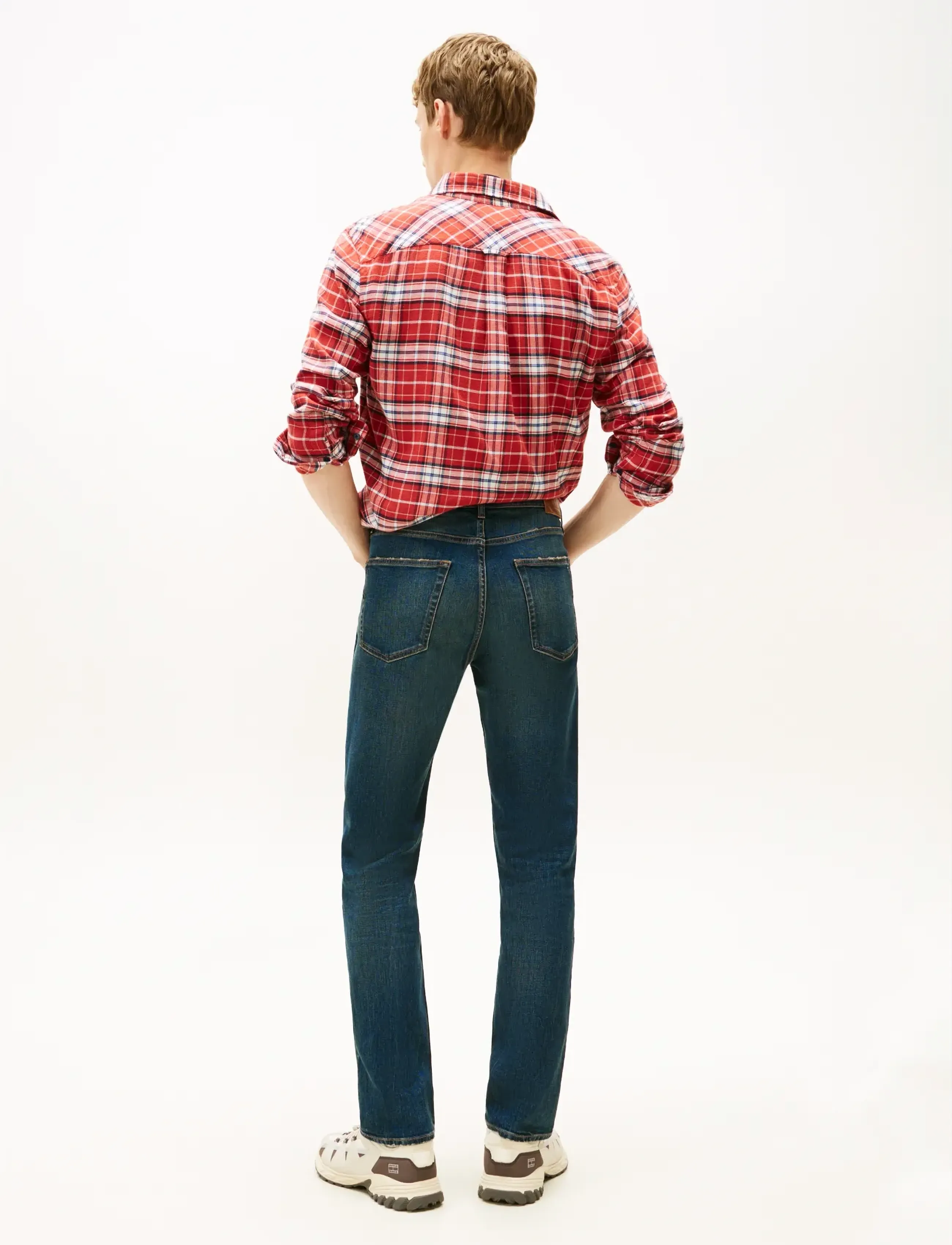 Tommy Jeans - RYAN SLIM STR EI6165 - hosen & jeans - denim dark - 2