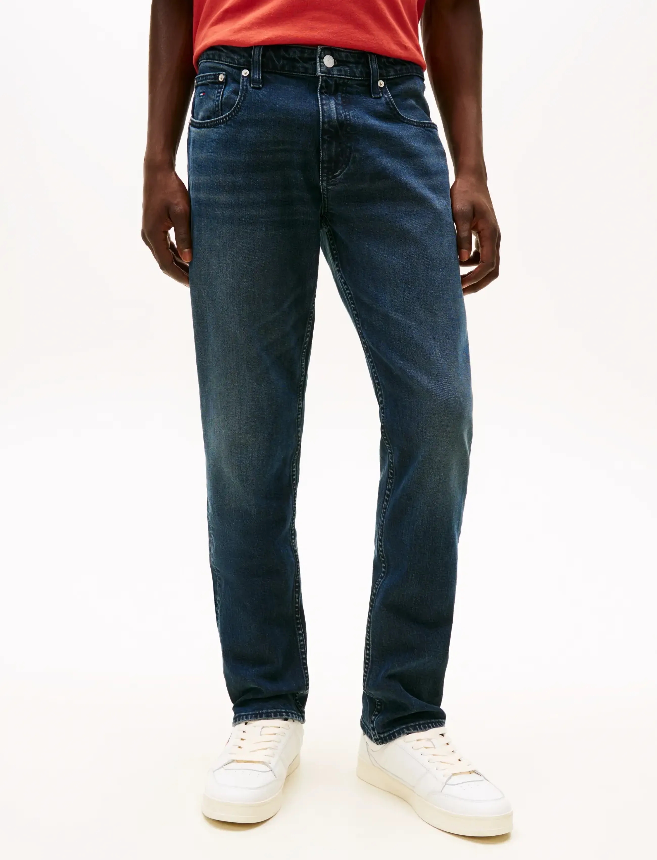 Tommy Jeans SCANTON SLIM EI5162 - Slim fit -farkut - DENIM BLUE BLACK / navy