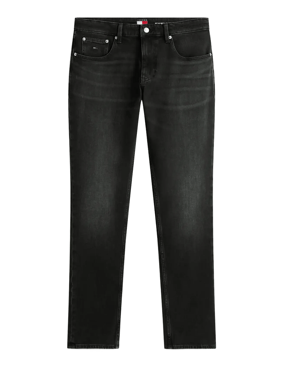 Tommy Jeans - SCANTON SLIM BI5181 - kitsad teksad - denim black - 1