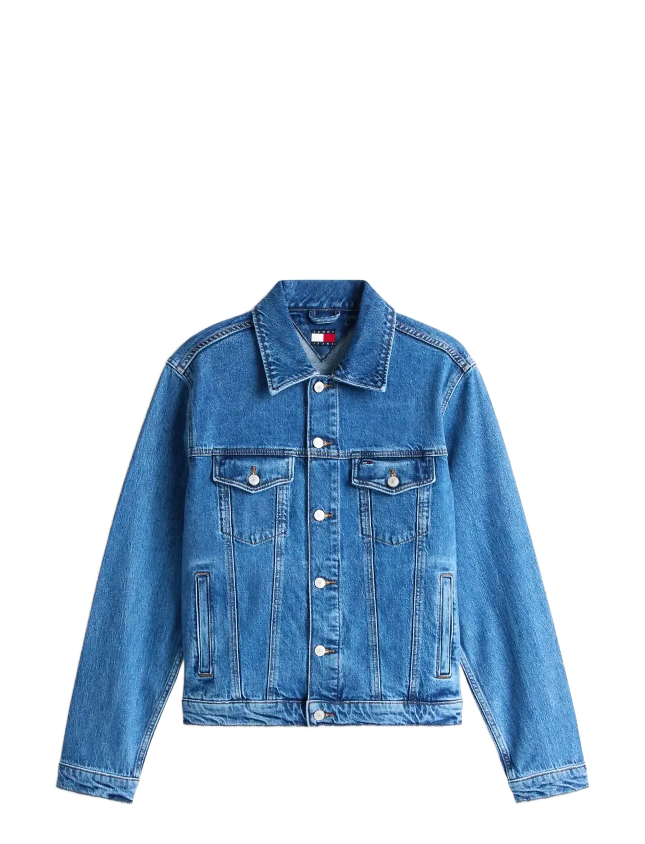 Tommy Jeans RYAN RGLR TRCKR JCKT EXT CI8132 - Vårjackor - DENIM MEDIUM / blue