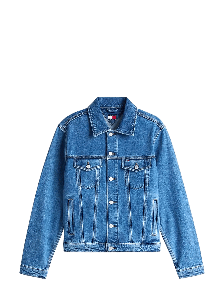 Tommy Jeans - RYAN RGLR TRCKR JCKT EXT CI8132 - ungefütterte denimjacken - denim medium - 1