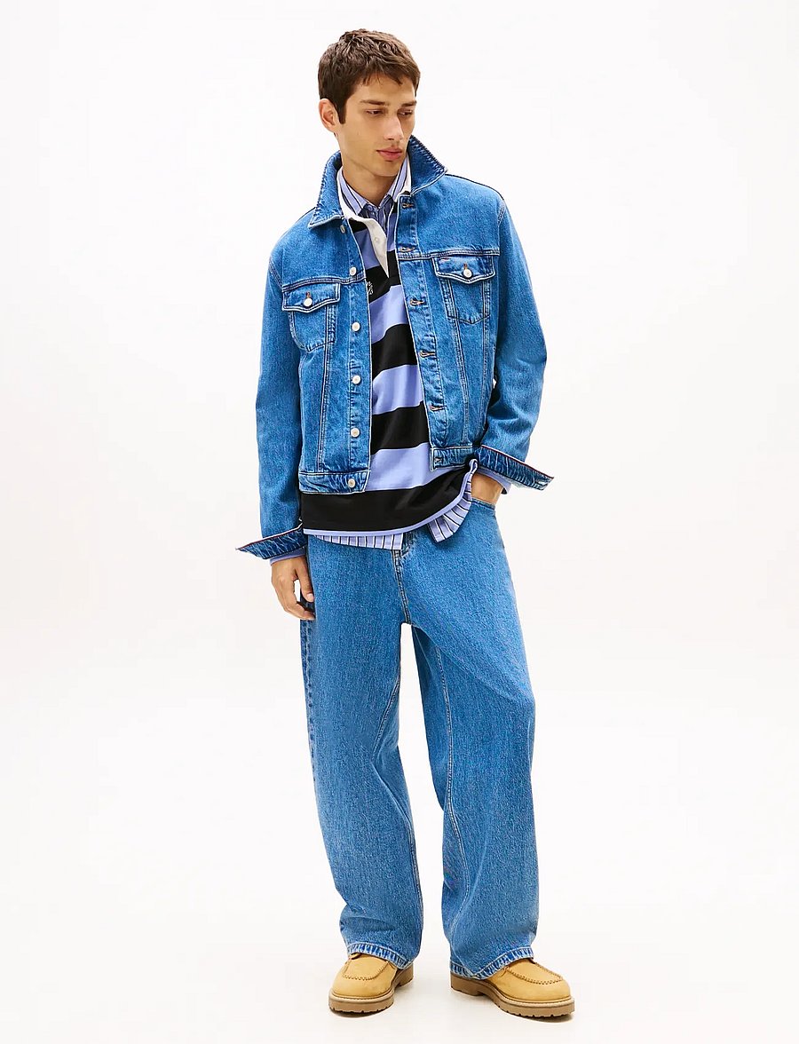 Tommy Jeans - RYAN RGLR TRCKR JCKT EXT CI8132 - ungefütterte denimjacken - denim medium - 2