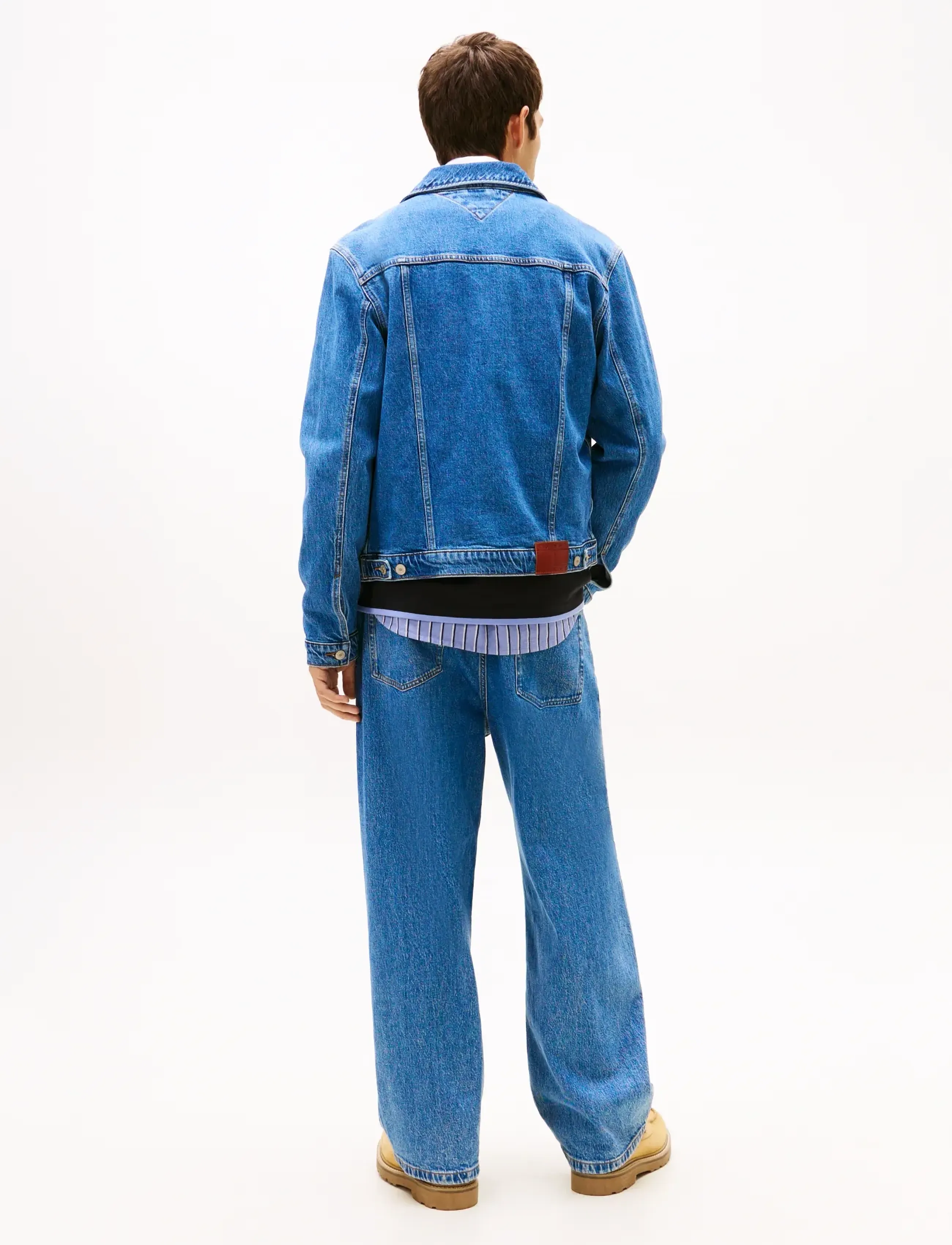 Tommy Jeans - RYAN RGLR TRCKR JCKT EXT CI8132 - unlined denim jackets - denim medium - 3