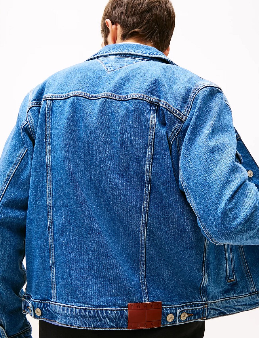Tommy Jeans - RYAN RGLR TRCKR JCKT EXT CI8132 - ungefütterte denimjacken - denim medium - 4