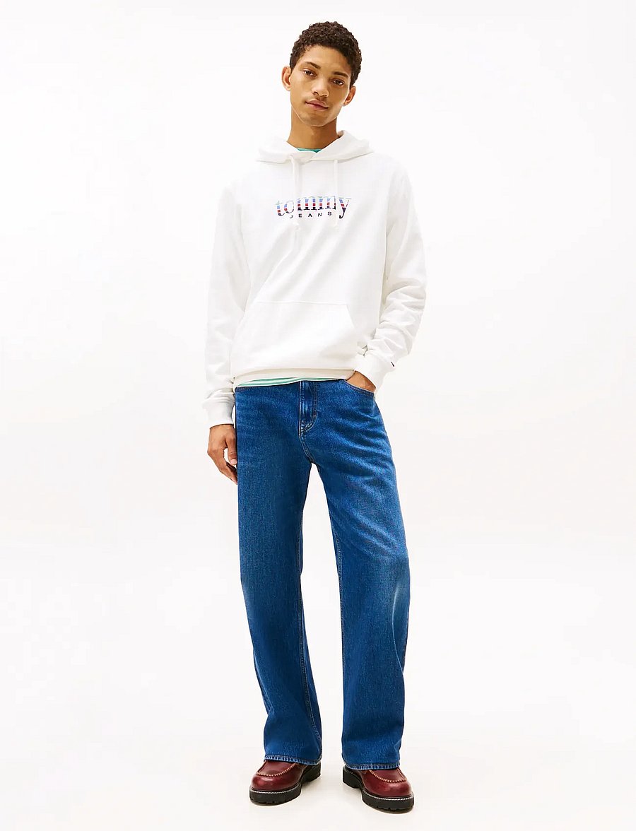 Tommy Jeans - TJM REG ENTRY DNA PLAY HOOD - kapuzenpullover - ecru - 2