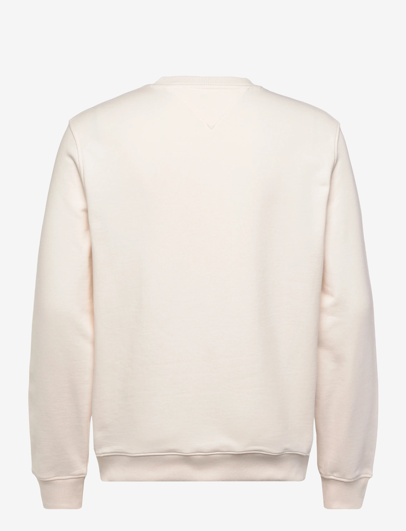 Tommy Jeans - TJM REG BIG FLAG CNECK EXT - sweatshirts - ancient white - 2