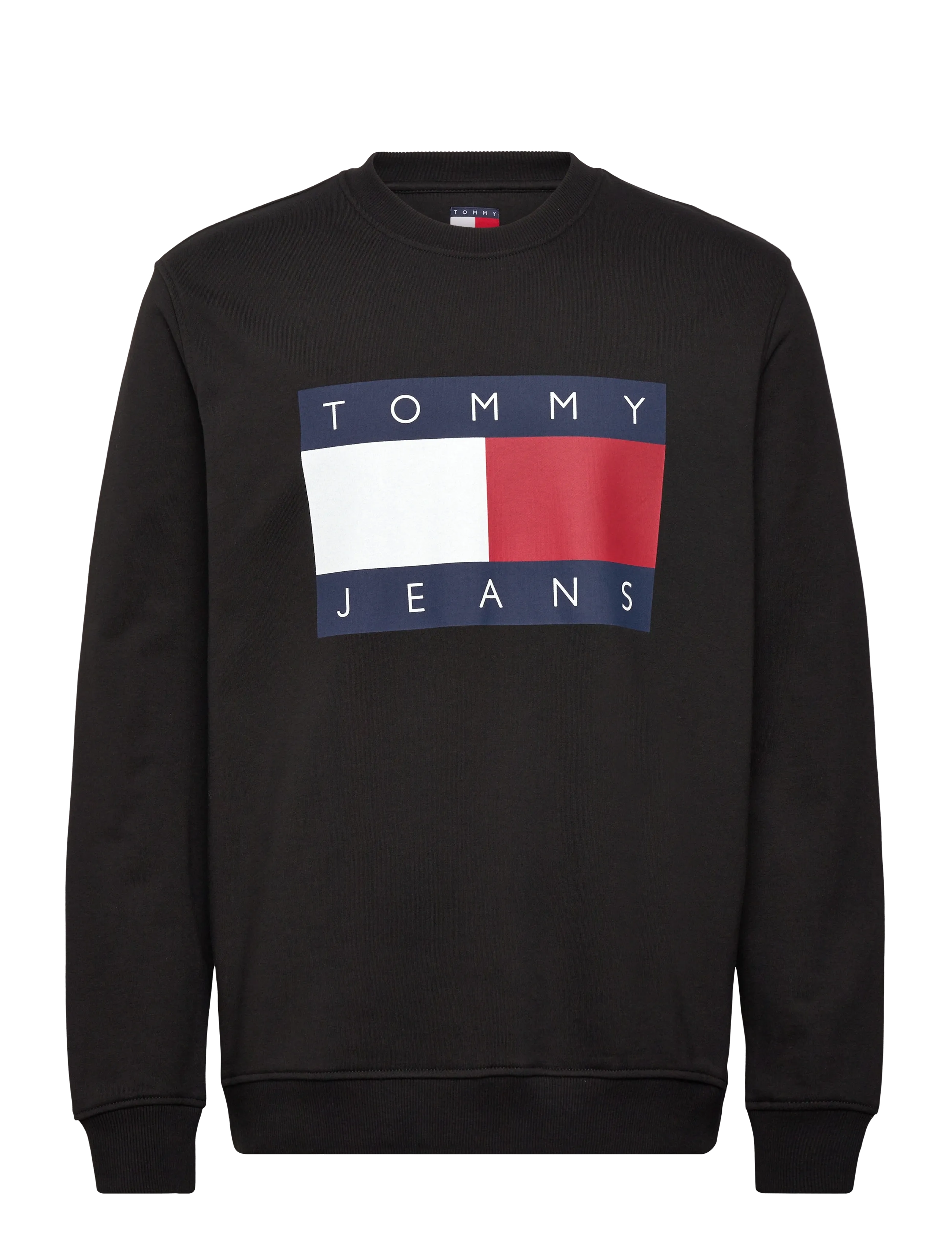 TJM REG BIG FLAG CNECK EXT - BLACK