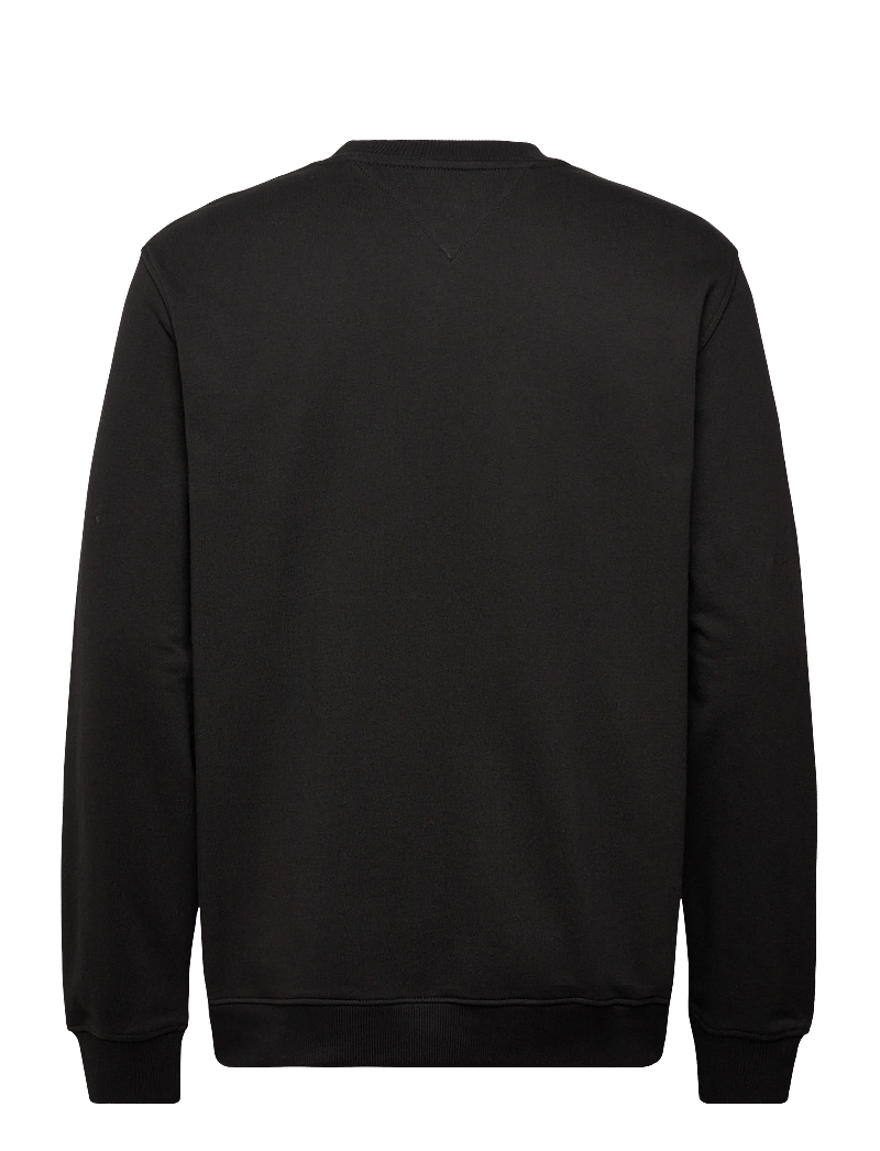 Tommy Jeans - TJM REG BIG FLAG CNECK EXT - dressipluusid - black - 2