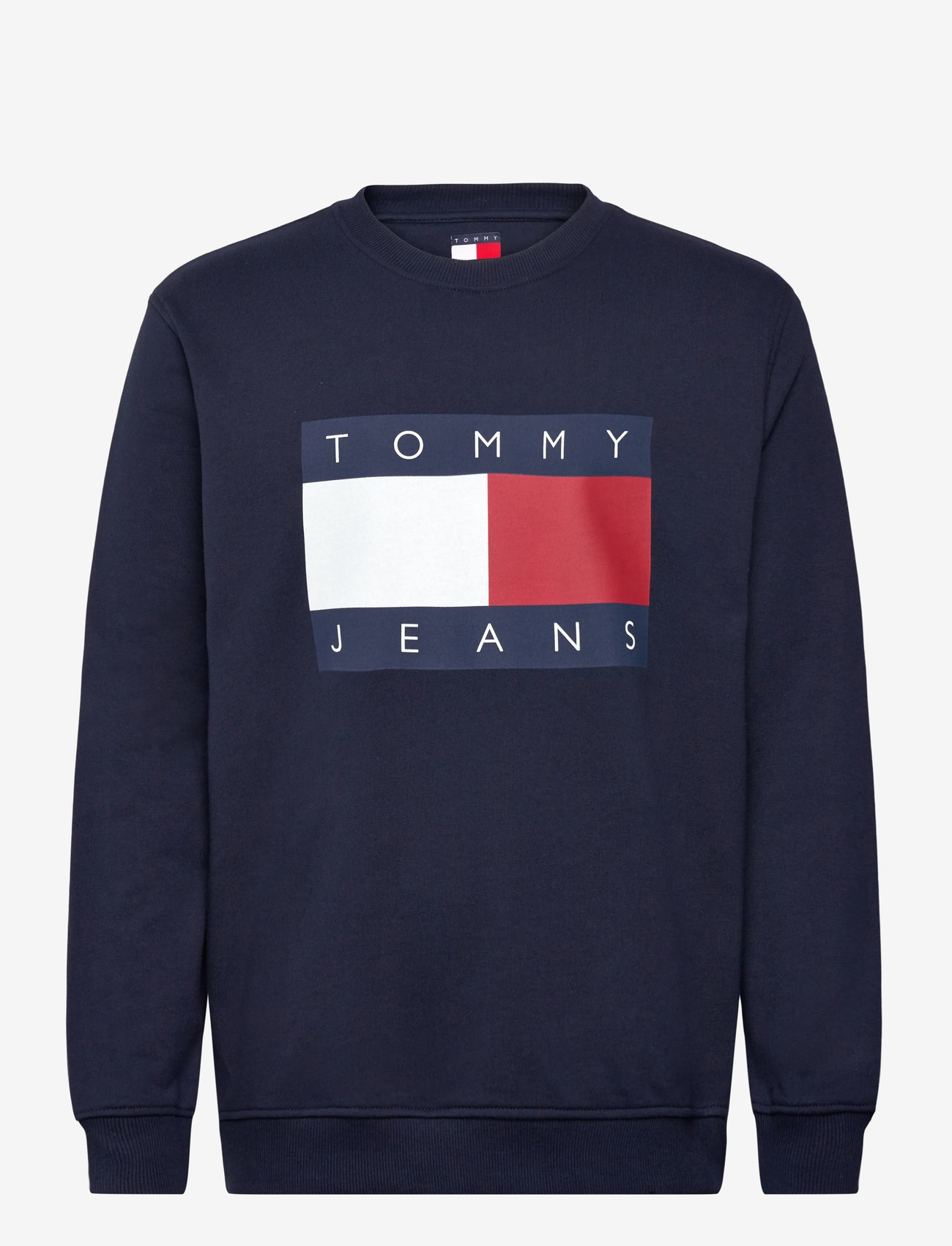Tommy Jeans - TJM REG BIG FLAG CNECK - shop efter stil - dark night navy - 1