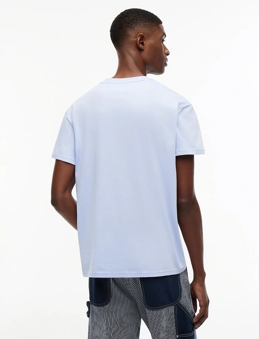 Tommy Jeans - TJM REG BIG FLAG SS TEE EXT - short-sleeved t-shirts - moonlight iris - 2