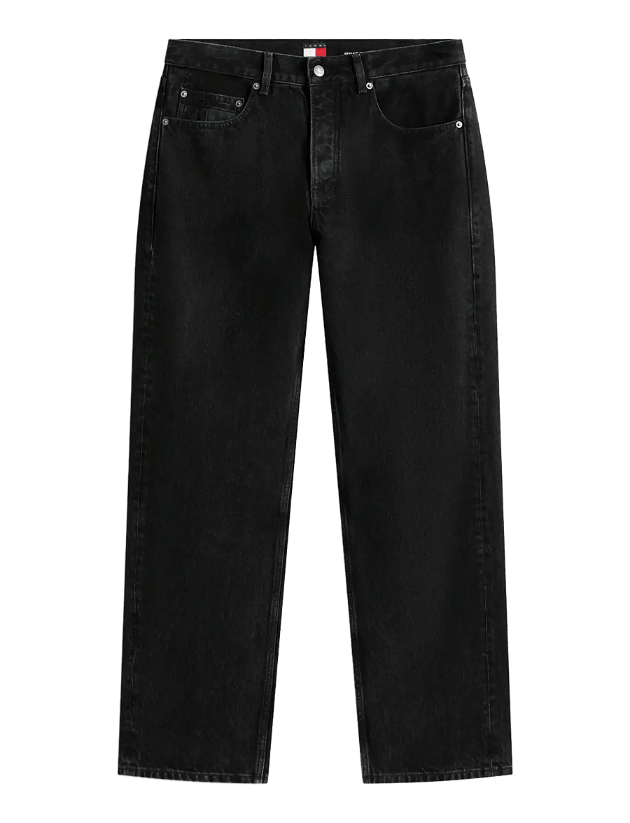 Tommy Jeans - JAIMIE RLXD STR FLG CBF EI6081 - loose jeans - denim black - 1