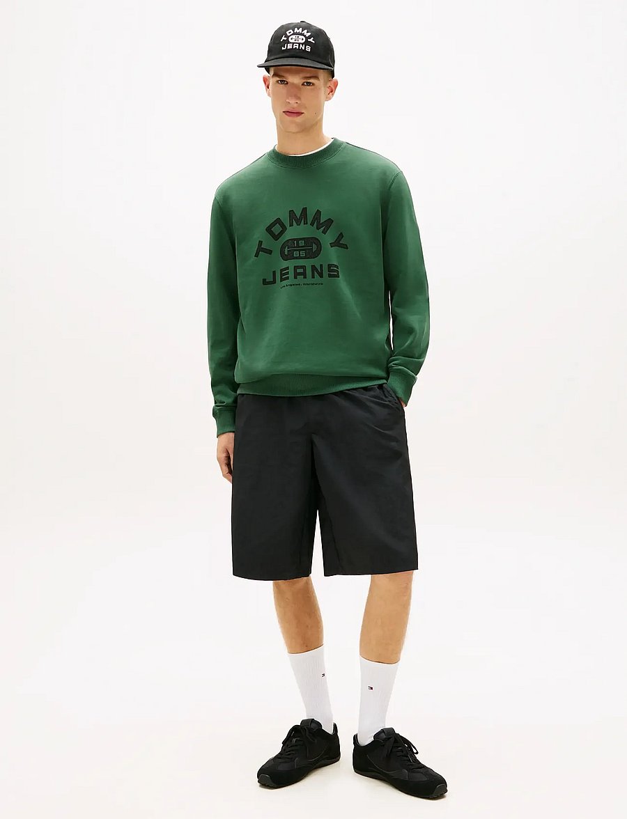 Tommy Jeans - TJM REG ENTRY GYM CREW EXT - shop efter stil - shadow pine - 3