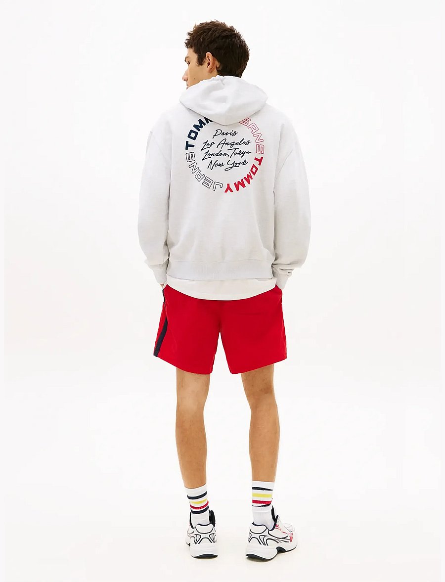 Tommy Jeans - TJM RLX DNA PLAY HOODIE - hættetrøjer - ice grey heather - 2