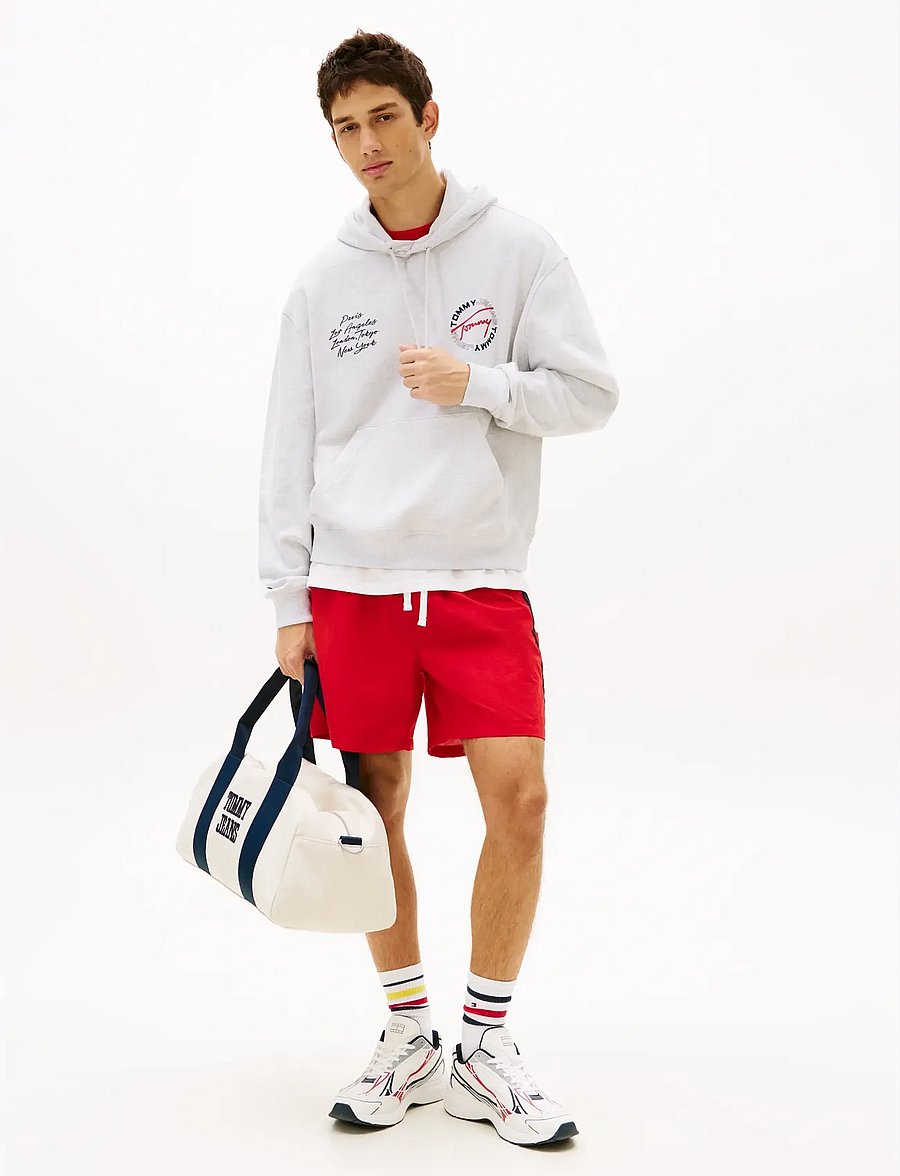 Tommy Jeans - TJM RLX DNA PLAY HOODIE - hættetrøjer - ice grey heather - 3