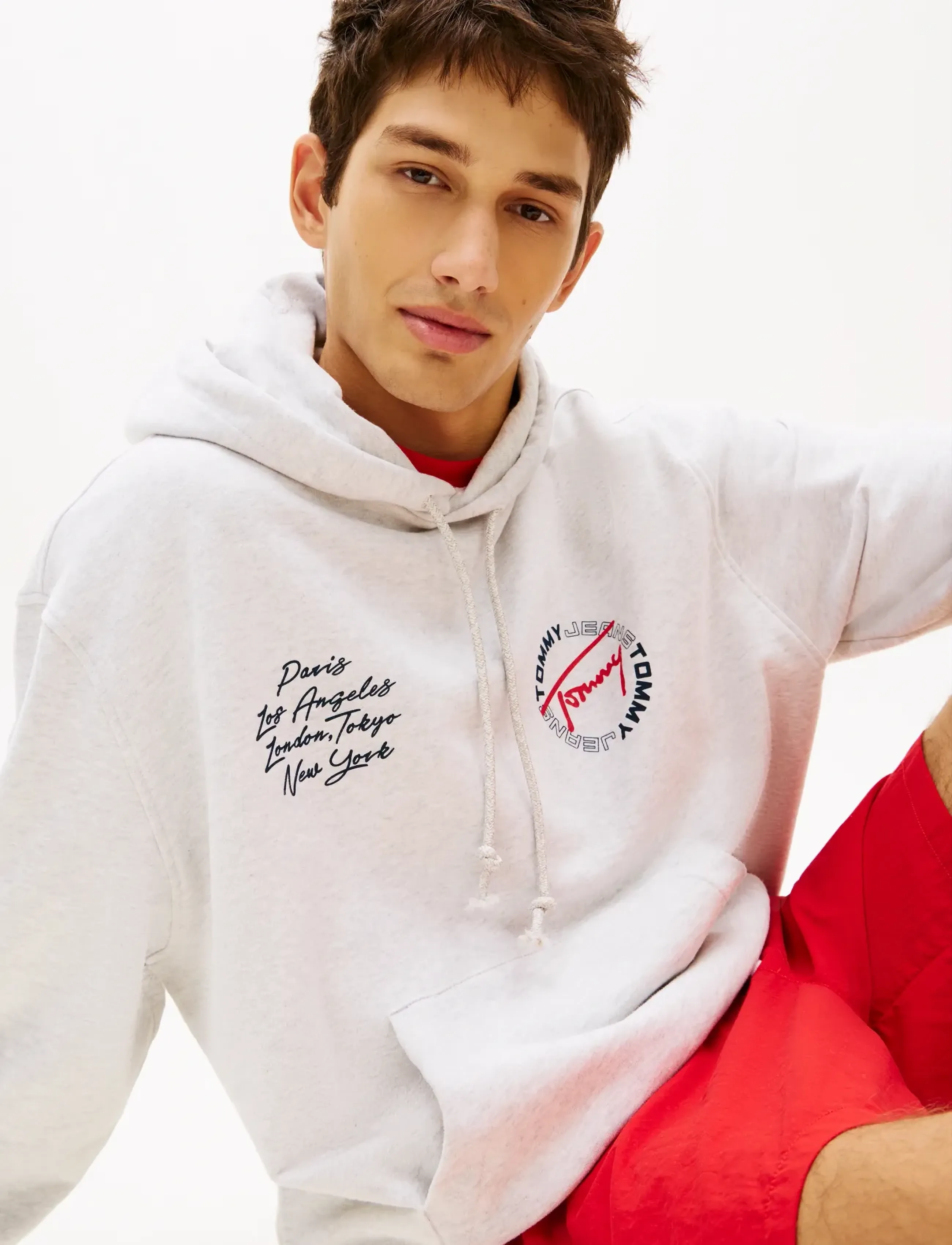Huvtröjor Tommy Jeans Tjm Rlx Dna Play Hoo 8