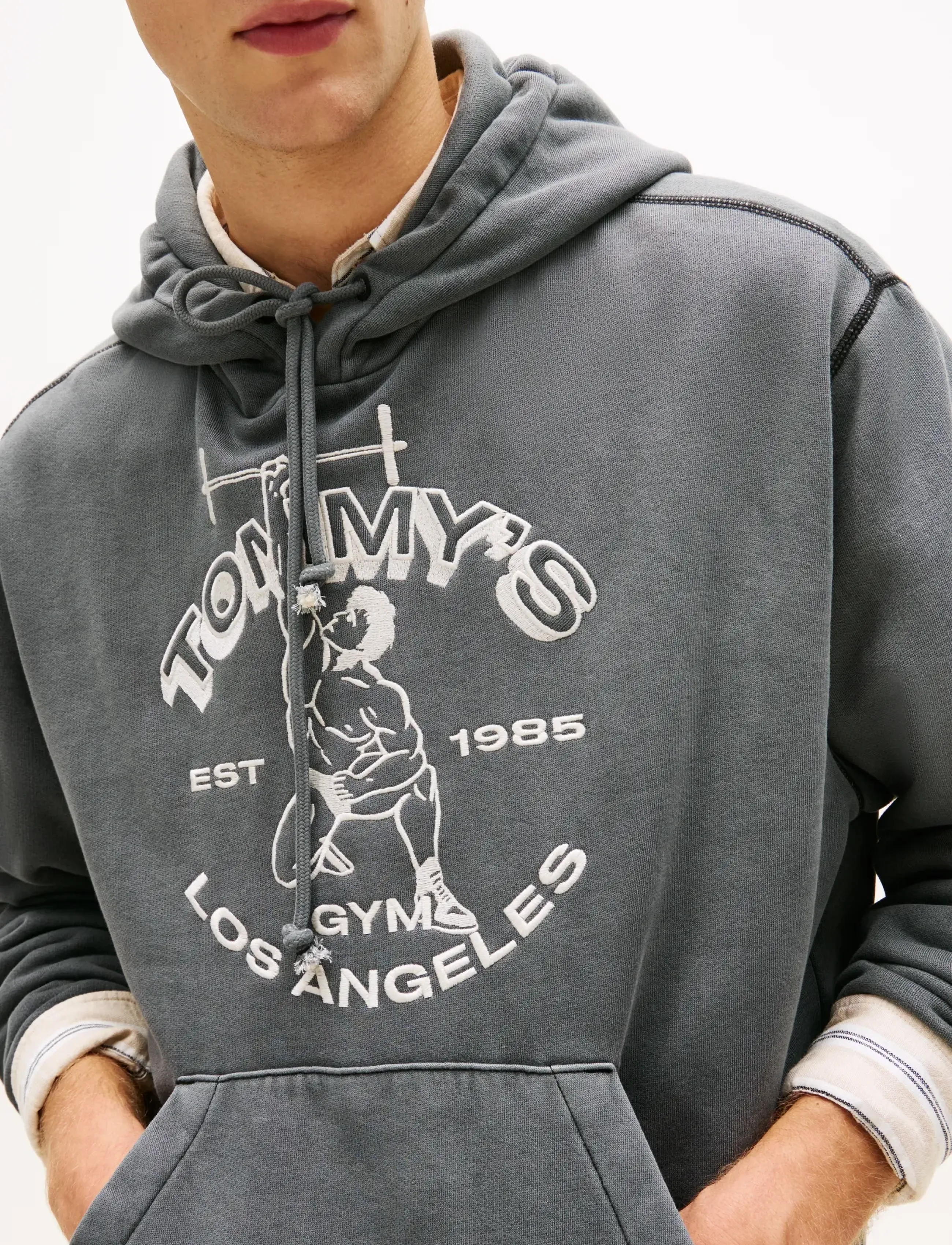 Tommy Jeans - TJM RLX GMD NOVELTY HOOD - hoodies - black - 4