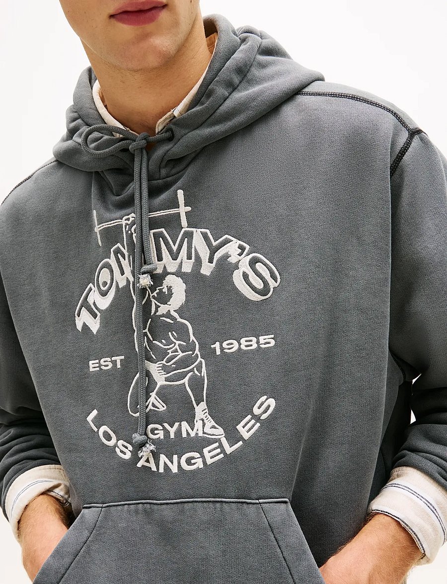 Tommy Jeans - TJM RLX GMD NOVELTY HOOD - hoodies - black - 4