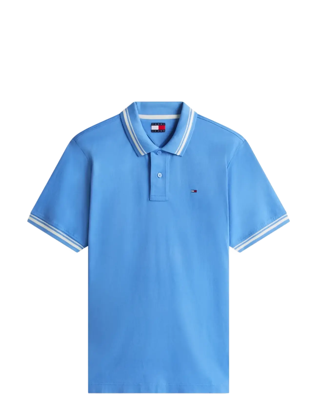 Tommy Jeans TJM REG TIPPED POLO EXT - Tøj - BLUE TWILIGHT / blue
