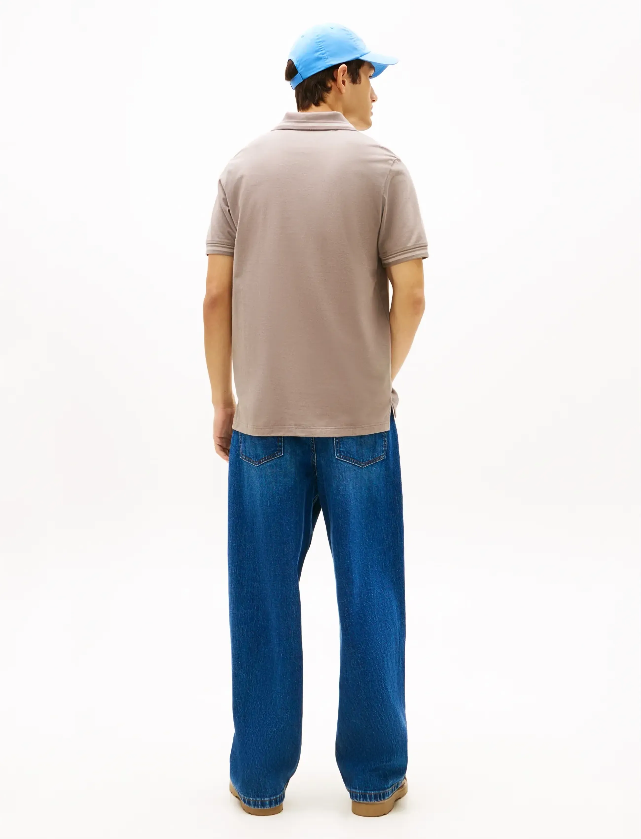 Tommy Jeans - TJM REG TIPPED POLO EXT - kortærmede poloer - ivy mink - 2