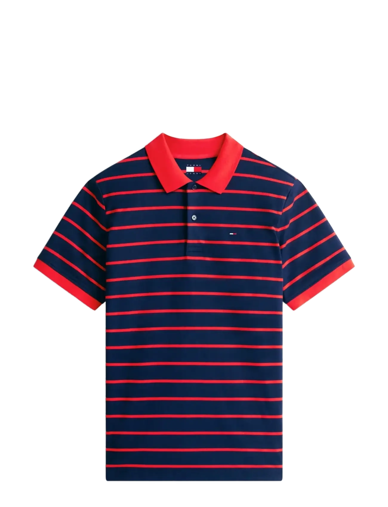 Tommy Jeans TJM REG STRIPE POLO EXT - Poloer - DARK NIGHT NAVY / navy