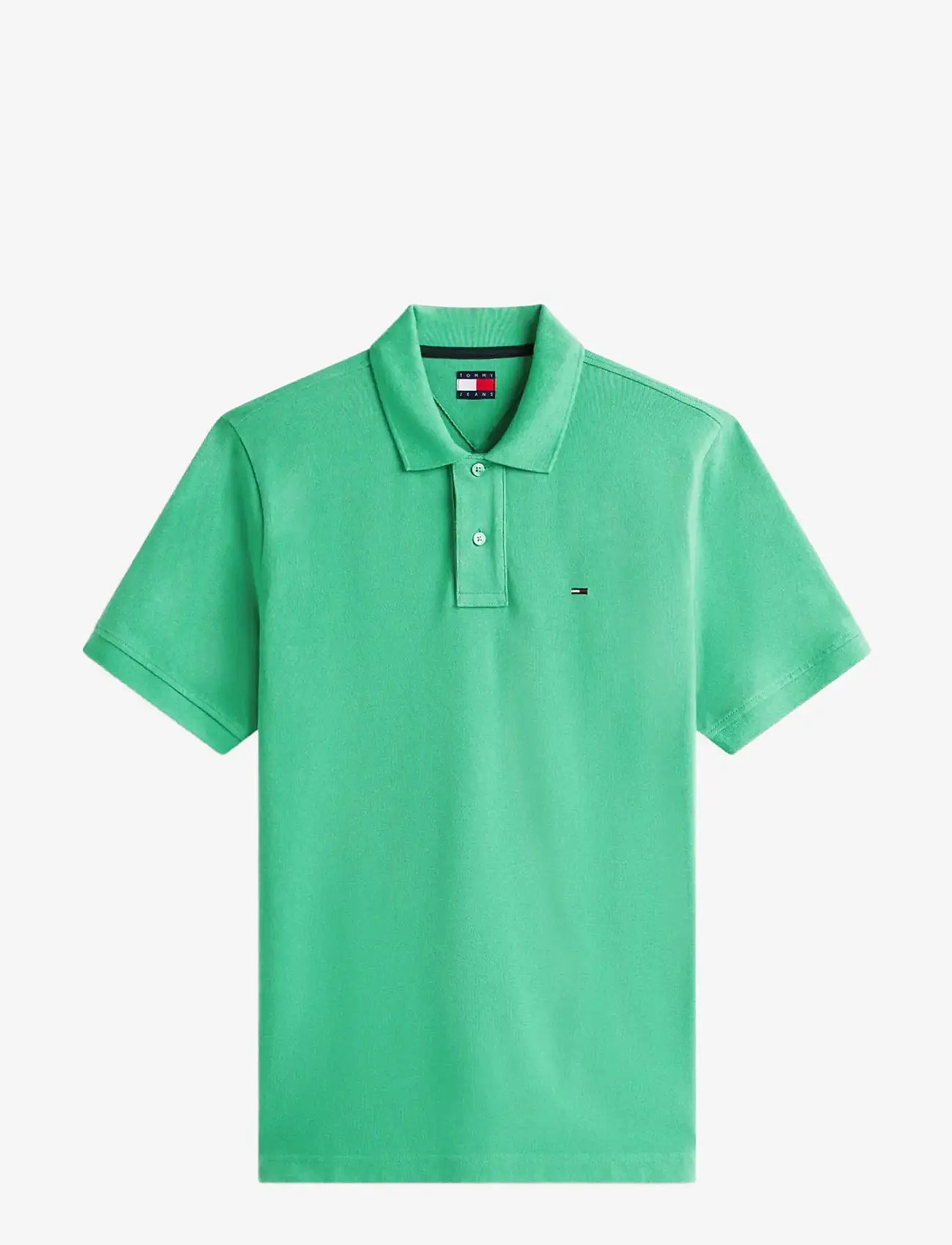 Tommy Jeans - TJM REG ESS POLO EXT - polos à manches courtes - bahama green - 1