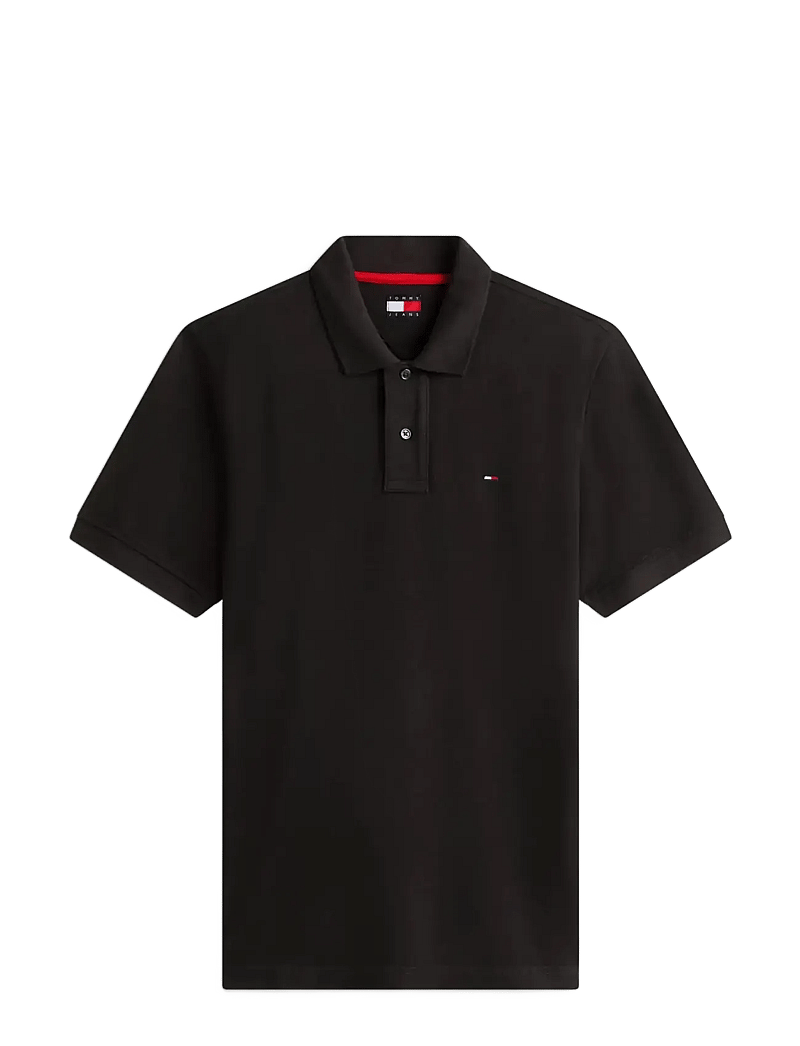 Tommy Jeans - TJM REG ESS POLO EXT - kurzärmelig - black - 1