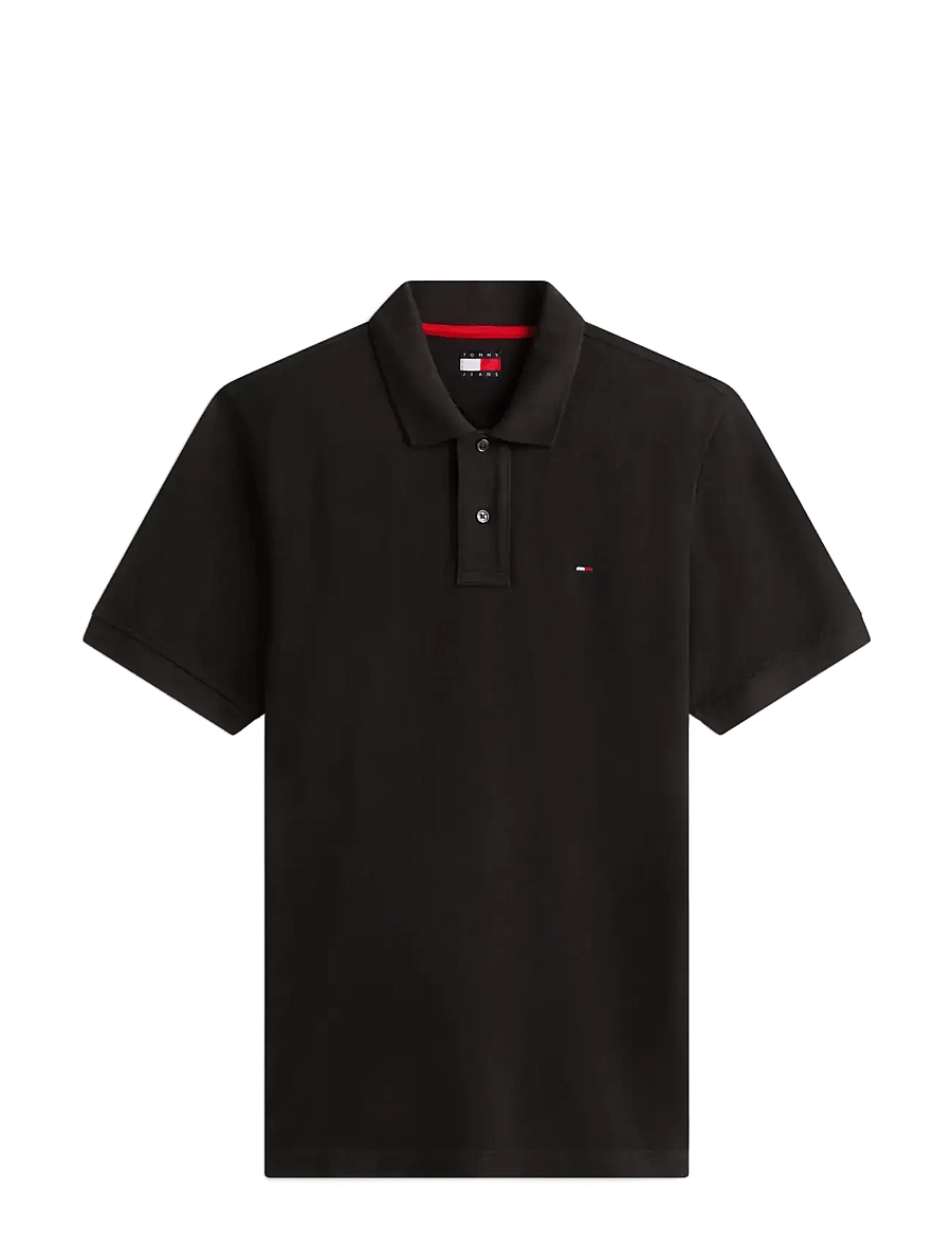Tommy Jeans - TJM REG ESS POLO EXT - kurzärmelig - black - 1