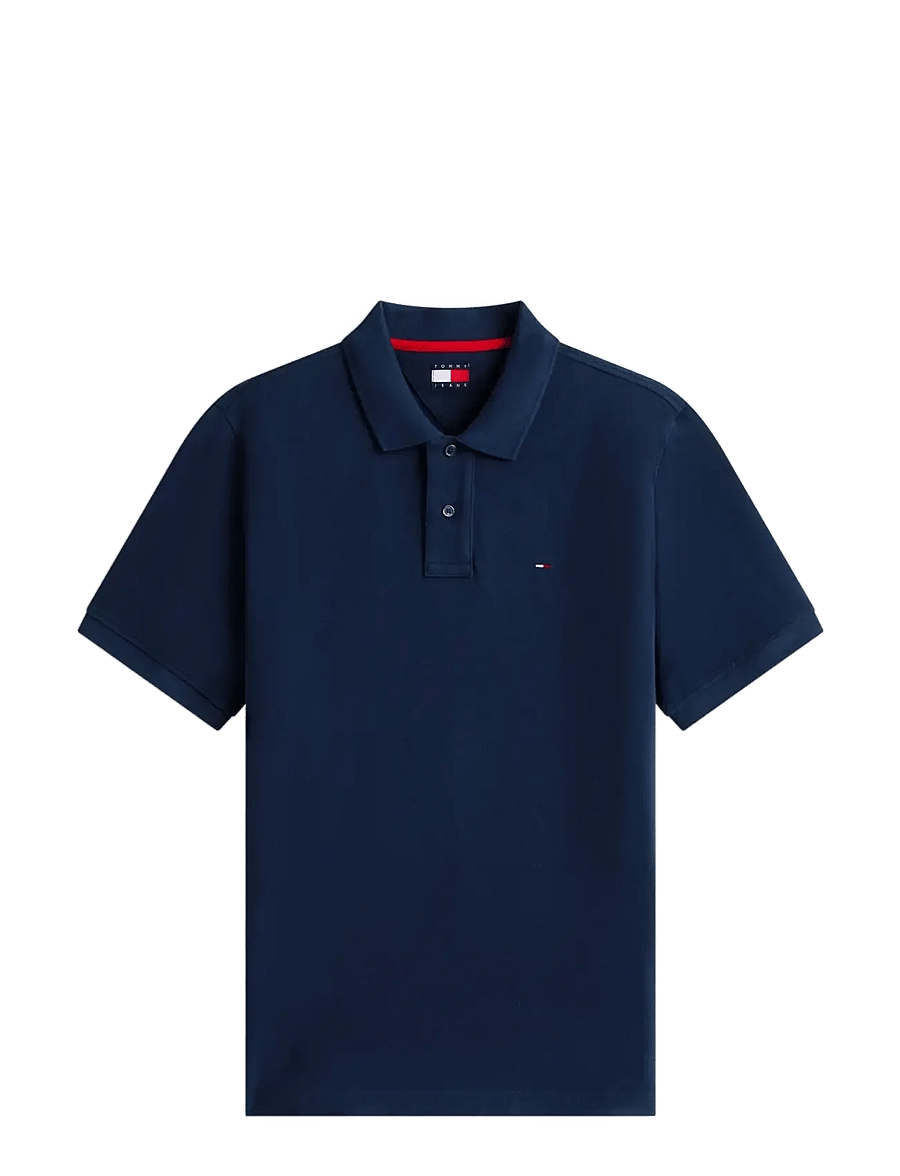 Tommy Jeans - TJM REG ESS POLO EXT - kurzärmelig - dark night navy - 1