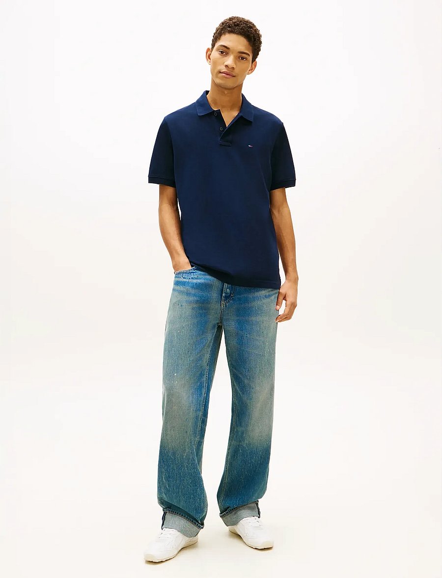 Tommy Jeans - TJM REG ESS POLO EXT - kurzärmelig - dark night navy - 3