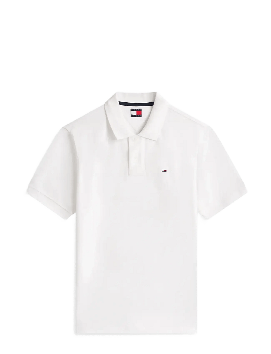 Tommy Jeans - TJM REG ESS POLO EXT - polo krekli ar īsām piedurknēm - ecru - 1
