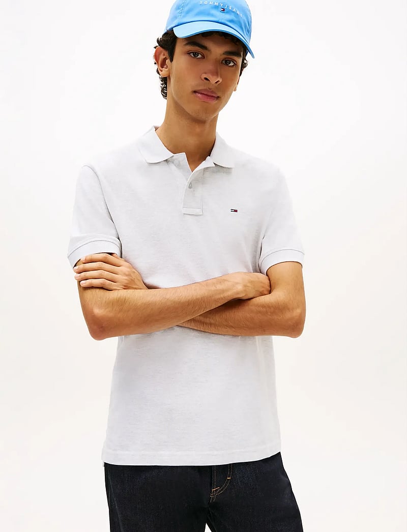 Tommy Jeans - TJM REG ESS POLO EXT - kurzärmelig - ice grey heather - 0