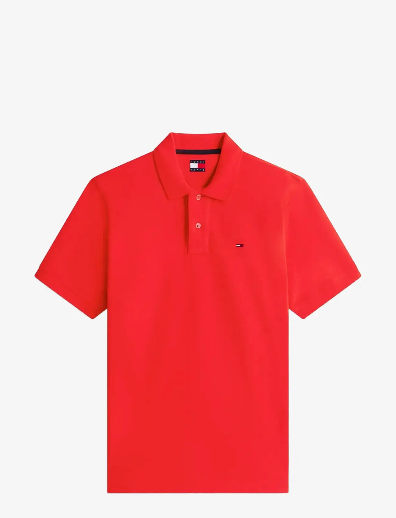 Tommy Jeans - TJM REG ESS POLO EXT - kortærmede poloer - rapid red - 1