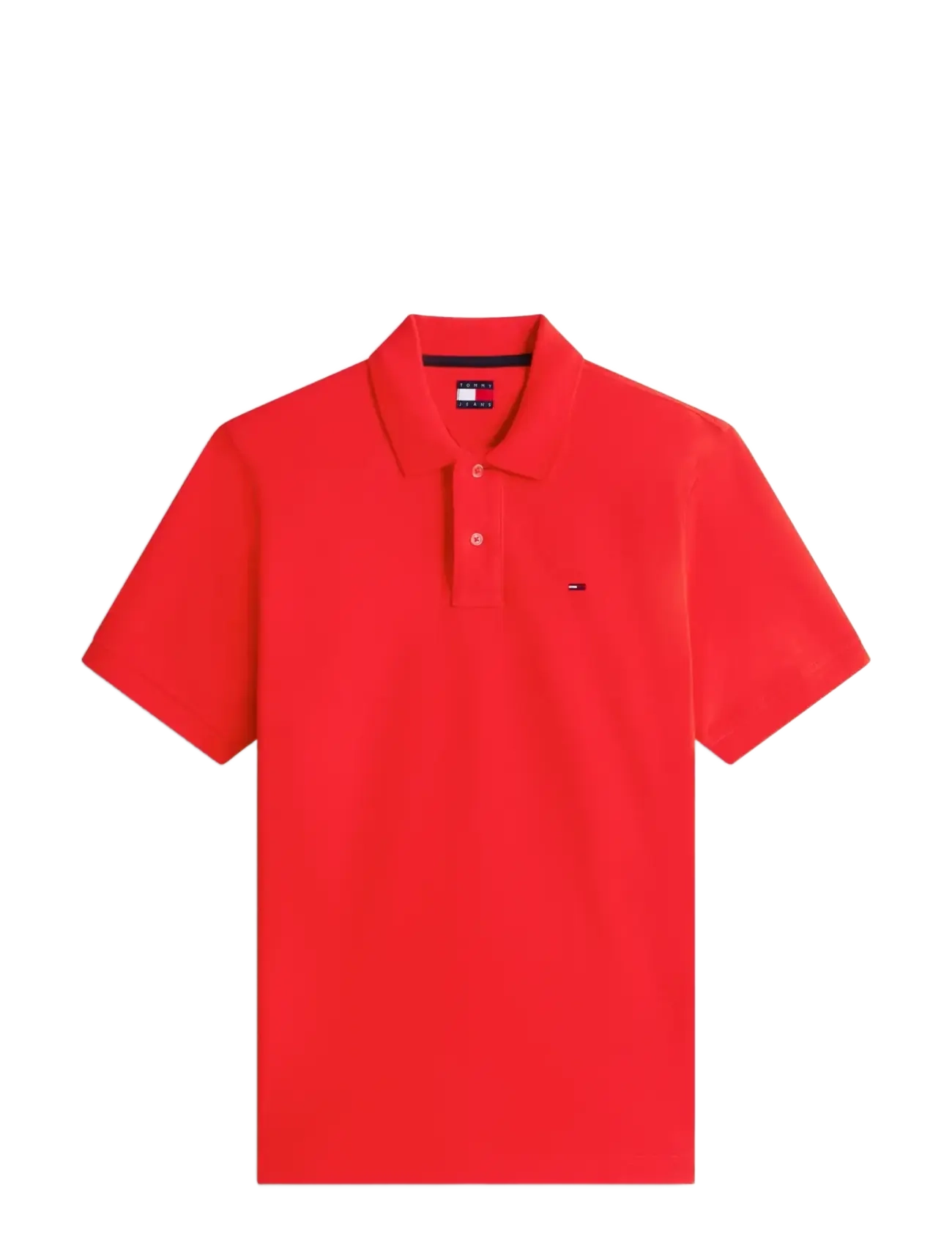 Tommy Jeans TJM REG ESS POLO EXT - Poloer - RAPID RED / red
