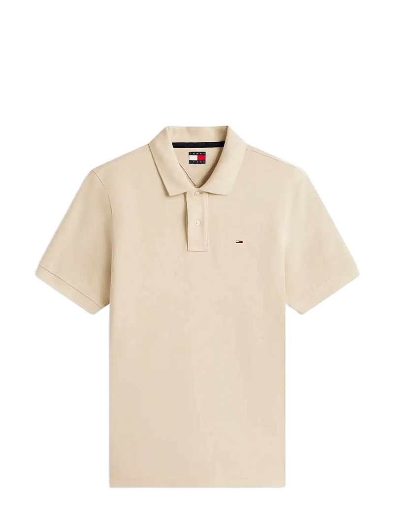 Tommy Jeans - TJM REG ESS POLO EXT - kurzärmelig - white clay - 1