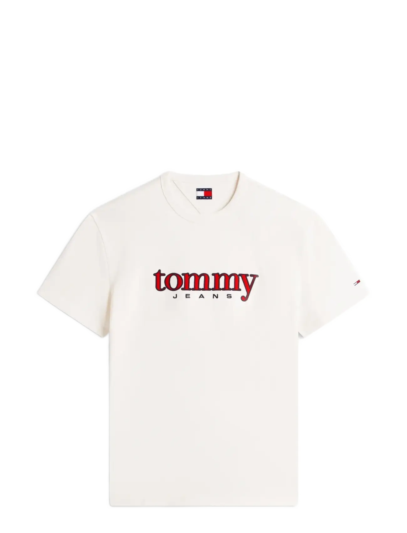 TJM REG APPLIQ GRAPHIC SS T EXT - ANCIENT WHITE