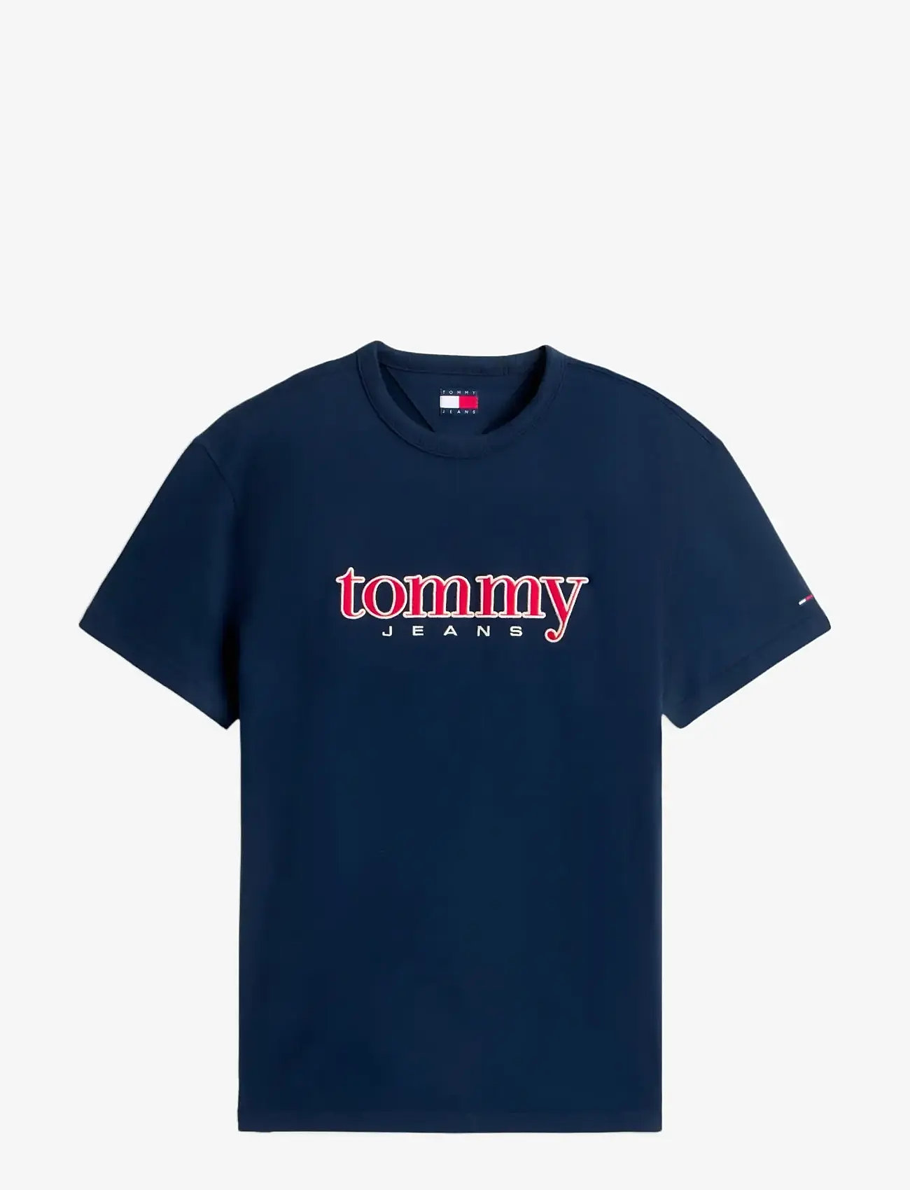 Tommy Jeans - TJM REG APPLIQ GRAPHIC SS T EXT - kurzärmelig - dark night navy - 1