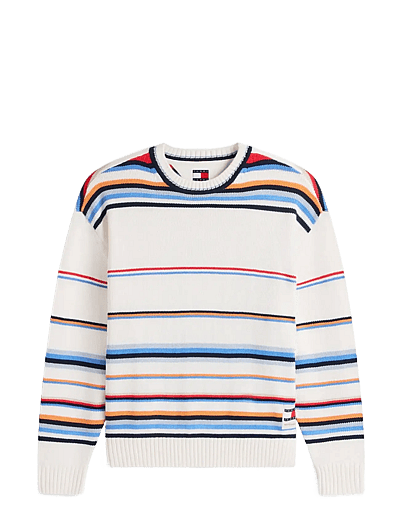 Tjm 90s Multi Stripes Sweater - Rund Hals