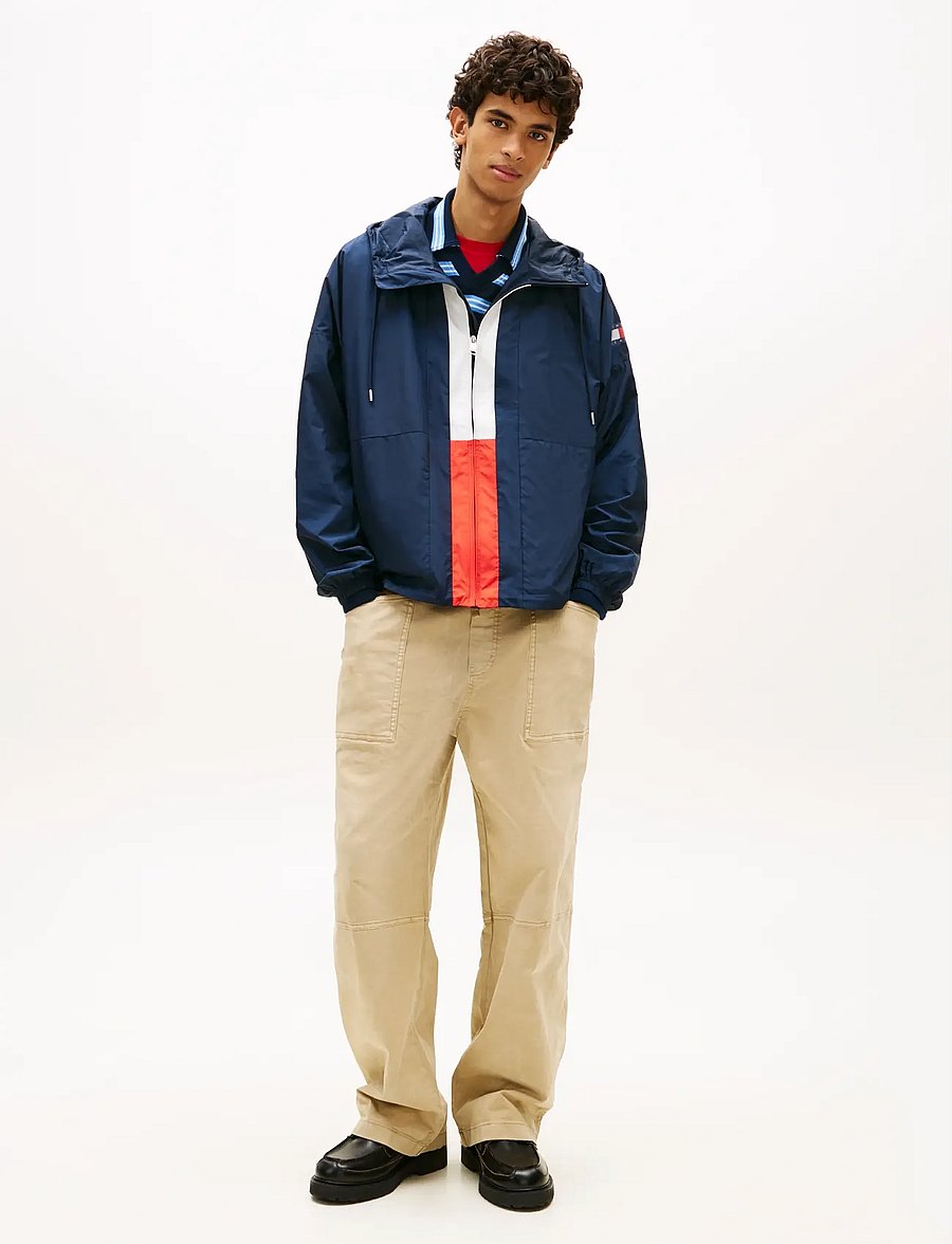 Tommy Jeans - TJM CHICAGO FLAG WINDBREAKER EXT - kurtki wiosenne - dark night navy - 3